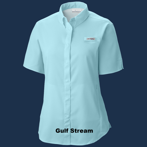 Women's Monogrammed Fishing Shirt Short Sleeve Oversized Fishing Short  Sleeve Shirt